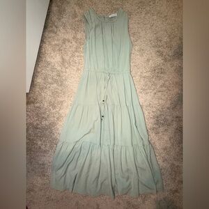 Calvin Klein Light Green Maxi Dress